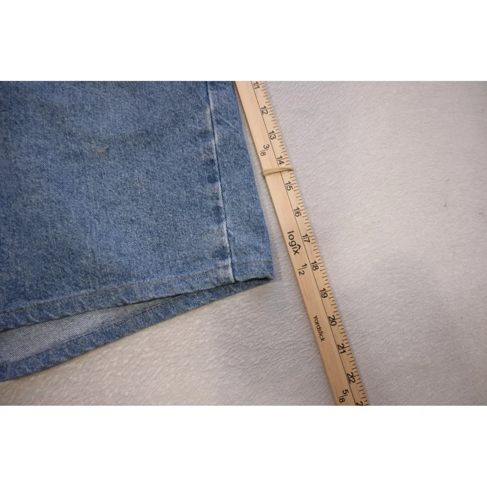 Levi's 550 Relaxed Fit Denim Shorts Mens 38 Blue Mid Wash Vintage Excellent